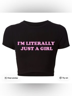 Graphic Crop Top Tee